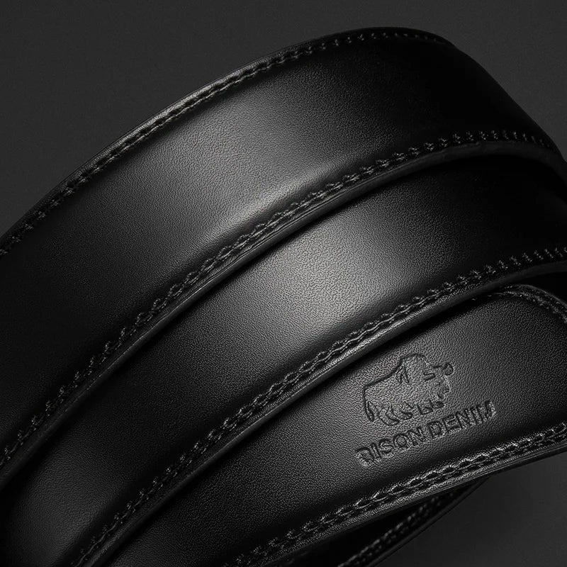 Automatic Buckle Men Belts Luxury Designer Genuine Leather Strap for Men High Quality Luxury Brand Business Belt